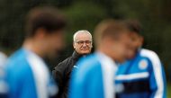 Leicester City manager Claudio Ranieri during training. Reuters / Carl Recine