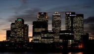 File photo of Canary Wharf financial district in east London. Reuters