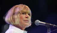File photo of English singer Marianne Faithfull performing on stage during the 23rd edition of the Cognac Blues Passion festival in Cognac. AFP / Guillaume Souvant