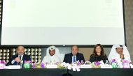 Italian Ambassador to Qatar Guido De Sanctis (centre) addressing a press conference to announce the launch of ‘Branding Evolution’ at City Centre Rotana in Doha yesterday. (Pic: Salim Matramkot/ The Peninsula)