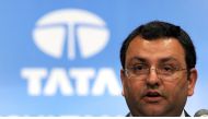 This file photo taken on June 27, 2014 shows Tata Group chairman Cyrus Mistry addressing the 10th Annual General Meeting of Tata Consultancy Services in Mumbai. AFP / INDRANIL MUKHERJEE 
