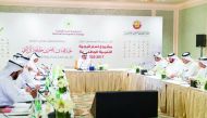 Prime Minister and Interior Minister H E Sheikh Abdullah bin Nasser bin Khalifa Al Thani addressing a ministerial meeting on the National Development Strategy (2017-2022) at the Four Seasons Hotel yesterday.