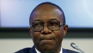 Nigerian Oil Minister Emmanuel Ibe Kachikwu listens to a news conference after a meeting of OPEC oil ministers in Vienna, December 4, 2015. (Reuters / Heinz-Peter Bader)