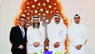 From left: Nader Samaan, Director, QIBS’16; Khalid Essa Al Mannai, Chairman of Al Mannai Events, Ahmed Mohammed Al Hitmi, Chairman of QIBS’16 and Abdulla Haider, Business Development Manager, Lusail Real Estate Development.