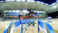 Action from last year's Longines Global Champions Tour Championship at Al Shaqab Equestrian Centre.