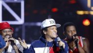 Bruno Mars performs on stage at the 2016 MTV Europe Music Awards at the Ahoy Arena in Rotterdam, Netherlands, November 6, 2016. Reuters/Yves Herman