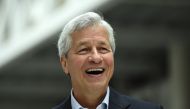 JP Morgan CEO Jamie Dimon speaks at an event at JP Morgan's corporate centre in Bournemouth, southern Britain, June 3, 2016. REUTERS/Dylan Martinez/File Photo