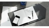 The Montblanc Augmented Paper notebook and app in action
