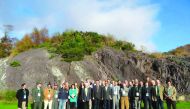 Participants of the 47th meeting of the International Association for Falconry and International Conference on the Stewardship of Biodiversity and Sustainable Use recently held in Ireland.
