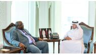 The Prime Minister and Interior Minister H E Sheikh Abdullah bin Nasser bin Khalifa Al Thani met yesterday with Prime Minister of the Federation of Saint Kitts and Nevis, Dr Timothy Harris, and the accompanying delegation on the occasion of their visit to