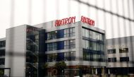 The headquarters of German chip equipment maker Aixtron SE is pictured through a security fence in Herzogenrath near the western German city of Aachen, October 25, 2016. REUTERS/Wolfgang Rattay.