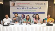 From left: Nikhil Joseph, Senior Manager, Cistomer Relationship Management, Aster; Dr Sameer Moopan, CEO Aster DMH Qatar; Jotshna Dey, President, Indian Women Association (IWA) Qatar; Renu Malhotra, Vice-president, IWA; and Latha Pathmanbhan General Secre
