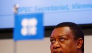 OPEC Secretary-General Mohammed Barkindo addresses a news conference in Vienna, Austria, October 24, 2016. REUTERS/Leonhard Foeger/Files