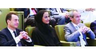 H E Sheikha Hind bint Hamad Al Thani, Vice-Chairperson and CEO of QF; Eric Chevallier, French Ambassador to Qatar; and Guillaume Chalmin, MD of Total EP Qatar, attended the opening ceremony.