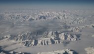  This file This NASA handout file photo taken March 25, 2016 shows a perspective of the northeast coastline of Greenland, one of the world's two great ice sheets (the other is Antarctica), captured by the Oceans Melting Greenland (OMG) field campaign team