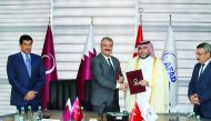 Officials during the signing ceremony.