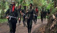 Members of the National Liberation Army (ELN) in February, 2000. / AFP.