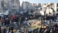 ALEPPO, SYRIA - DECEMBER 20: Civilians from East Aleppo, which was under siege by Assad regime forces and its supporter foreign terrorist groups, wait for their evacuation at Amerriye region of Aleppo, Syria on December 20, 2016. ( Mustafa Sultan - Anadol