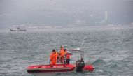 Rescuers work at site of the Tu-154 plane crash near Sochi, Russia on December 25, 2016. According to Russian Ministry of Emergency Situations, aerostructures of Tu-154 are found 1,5 kilometers away from the coast. ( Russian Ministry of Emergency Situatio