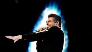 This file photo taken on June 26, 2007 shows British singer George Michael performing during a concert in Amsterdam. Michael, who rose to fame with the band Wham! and sold more than 100 million albums in his career, has died aged 53, his publicist said on