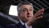 United Nations High Commissioner for Refugees UNHCR Filippo Grandi speaks during a news conference on Parliament Hill in Ottawa, Canada, March 21, 2016 (REUTERS / Chris Wattie) 
