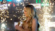 Mariah Carey performs during a concert in Times Square on New Year's Eve in New York, U.S. December 31, 2016. REUTERS/Stephanie Keith

