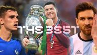 (COMBO) Antoine Griezmann, Cristiano Ronaldo and Lionel Messi. The Peninsula