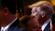 U.S. President-elect Donald Trump leaves a press conference in Trump Tower, Manhattan, New York, U.S., January 11, 2017. REUTERS/Shannon Stapleton
