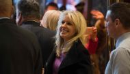 This file photo taken on December 15, 2016 shows Monica Crowley, a conservative radio host and Fox News analyst, who is expected to be tapped by the Trump administration to be a deputy national security advisor at Trump Tower in New York. A conservative m
