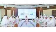 Prime Minister and Interior Minister H E Sheikh Abdullah bin Nasser bin Khalifa Al Thani meeting with the executive team of Qatar Petroleum (QP) yesterday during his visit to the QP headquarters. The Prime Minister was briefed by President & CEO of QP, Sa