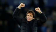 Chelsea manager Antonio Conte celebrates after the game Action Images via Reuters / John Sibley