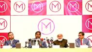 From Left: Shamlal Ahamed, Managing Director – International Operations, Malabar Gold & Diamonds, MP Ahammed, Chairman – Malabar Group, Dr PA Ibrahim Haji, Co-Chairman – Malabar Group, and KP Abdul Salam, Group Executive Director at a press conference to 