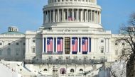 Preparations are finalized on the West Front of the U.S. Capitol, where Donald J. Trump will be sworn in as America's 45th president, in Washington, U.S., January 15, 2017. REUTERS/Mike Theiler