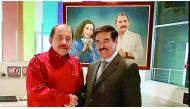 H E Dr Hamad bin Abdulaziz Al Kawari with President of Nicaragua Daniel Ortega.