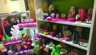 Various paraffin wax sculptures at Wax Sculpture Company facility.