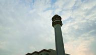 Clouds seen in the background of the Uthman bin Mathoun Masjid in the Old Airport area of Doha. Pic: Salim Matramkot/The Peninsula