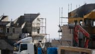 Israeli settlements under construction are seen in Palestinian lands in Jerusalem on December 29, 2016 (Daniel Bar On / Anadolu Agency) 