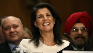 US Senators voted 96-4 on Nikki Haley's nomination for Ambassador to the UN. (AFP).