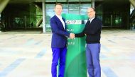 Dr Maher Hakim (right), Managing Director of QSTP, with Alar Kolk, President of EIA.