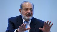 Mexican billionaire Carlos Slim gestures during a news conference in Mexico City, Mexico, January 27, 2017. REUTERS/Edgard Garrido
