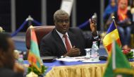 This file photo taken on July 16, 2014 in Algiers shows Chadian Minister of foreign affairs, Moussa Faki Mahamat attending a meeting. Chad's foreign minister Moussa Faki was named AU chief on January 30, 2017. / AFP / Farouk Batiche