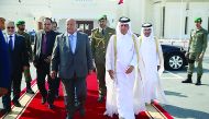 President of the Republic of Yemen, Abdrabuh Mansur Hadi, left Doha yesterday after a two-day visit. The President and his accompanying delegation were seen off at Doha International Airport by Minister of State for Foreign Affairs H E Sultan bin Saad Al 