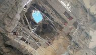 Syrian Red Crescent offices after the strikes in Idlib
