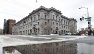 The United States Court of Appeals for the Ninth Circuit building is seen February 6, 2017 in San Francisco, California, where on February 7, 2017, three federal judges will hear oral arguments in the challenge to US President Donald Trump's travel ban. A