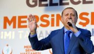 Turkish President Tayyip Erdogan addresses his supporters during an opening ceremony in Mersin, Turkey, February 3, 2017. Kayhan Ozer/Presidential Palace/Handout via REUTERS
