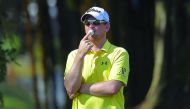 Bernd Wiesberger of Austria waits for his turn during the second round of the 2017 Maybank Malaysia Championship golf tournament at Saujana Golf and Country Club in Kuala Lumpur yesterday. 