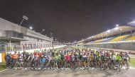 File photo of participants at a training sessions at the Losail Circuit Sports Club