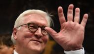 Former German Foreign Minister and presidential candidate Frank-Walter Steinmeier attends a party meeting on February 11, 2017 in Berlin, on the eve of the presidential election. AFP / Rainer Jensen