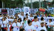 Participants join a 