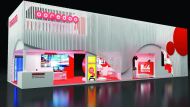 The Ooredoo booth at the QITCOM 2017.